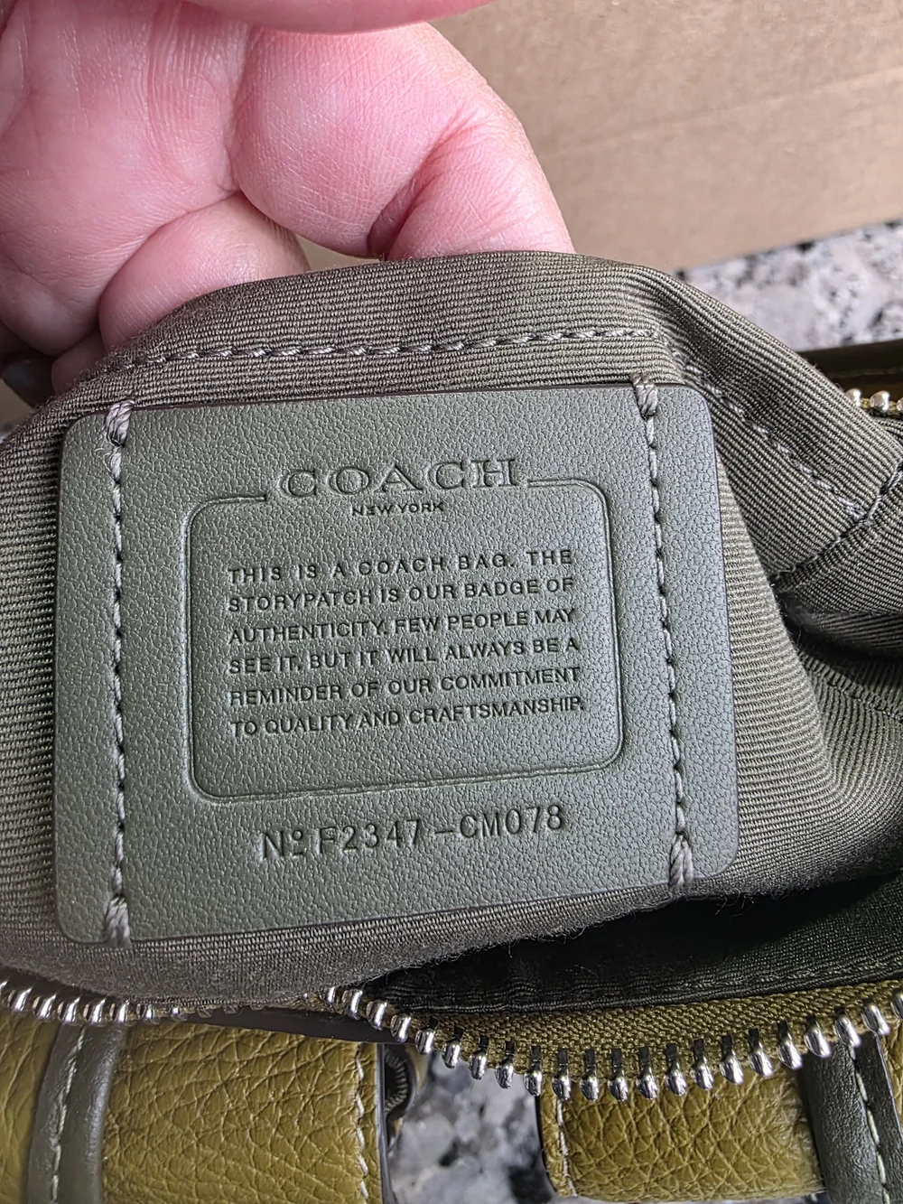 Coach compact shoulder